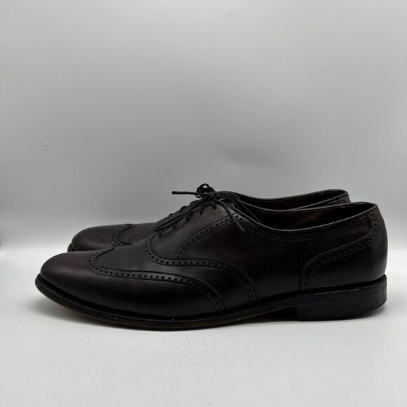 Allen Edmonds Men's Brown Leather Chester Winthrop Oxfords Marlow Shoes 11.5 - Picture 1 of 13